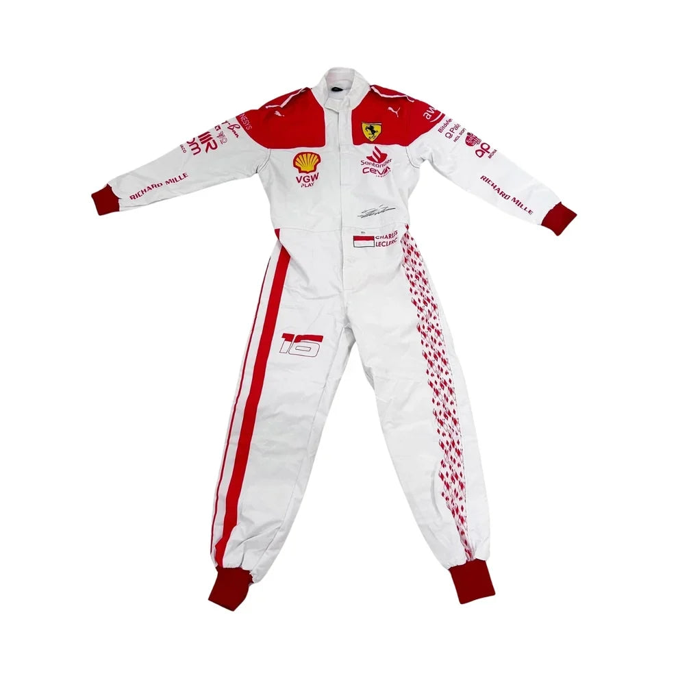 Charles Leclerc 2023 Monaco GP Ferrari F1 Racing Suit | KarteX Raceweargear