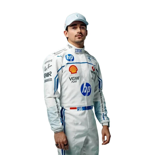 Charles Leclerc 2025 Monaco GP F1 Racing Suit | KarteX Racewear