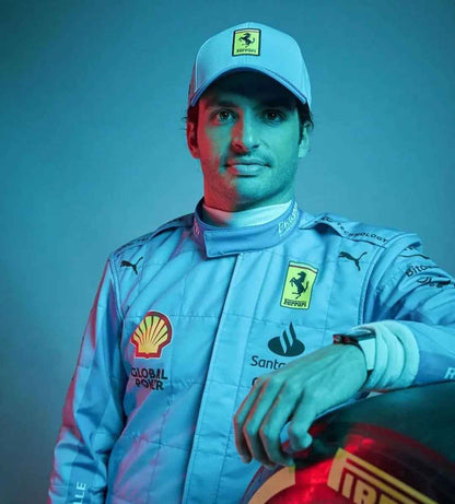 Scuderia Ferrari Carlos Sainz HP Miami GP F1 Race suit 2024