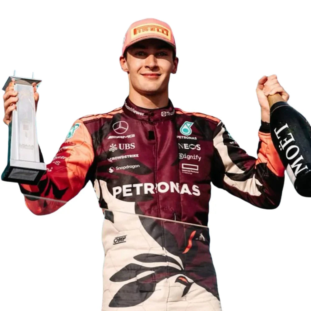 George Russell 2025 Mercedes F1 Inspired Race Suit | KarteX Racewear