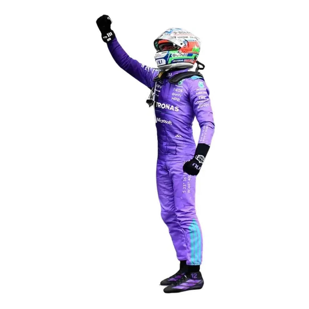2026 F1 Racing Costume Worn by George Russell & Andrea Kimi Antonelli – Miami GP Mercedes | KarteX Racewear