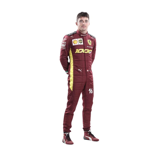 Charles Leclerc 2020 1000 GP Ferrari F1 Racing Suit | KarteX Racewear