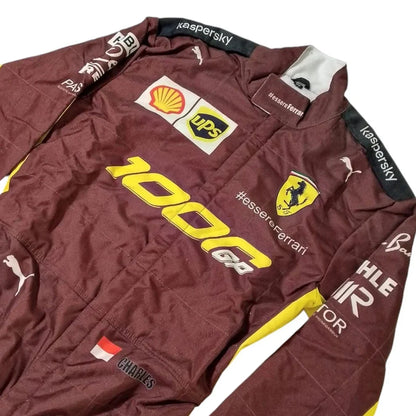 Charles Leclerc 2020 1000 GP Ferrari F1 Racing Suit | KarteX Racewear
