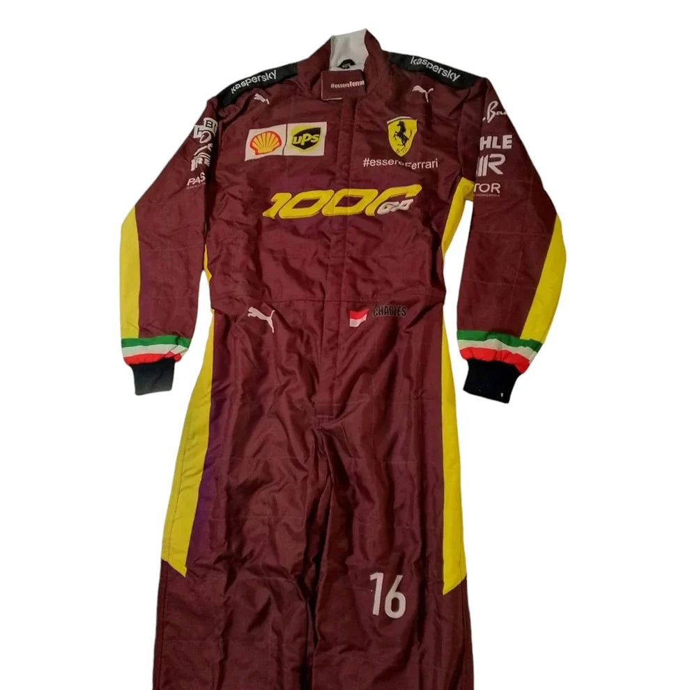 Charles Leclerc 2020 1000 GP Ferrari F1 Racing Suit | KarteX Racewear