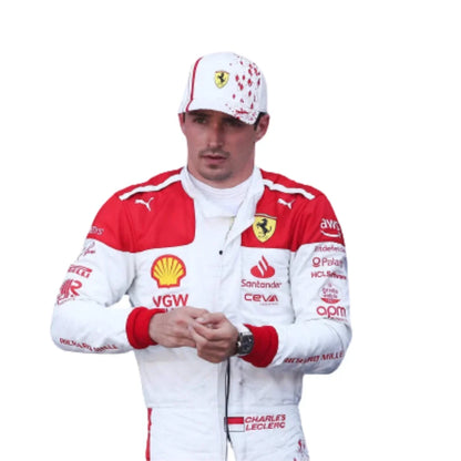 Charles Leclerc 2023 Monaco GP Ferrari F1 Racing Suit | KarteX Raceweargear