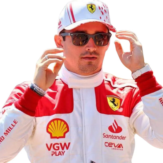 Charles Leclerc 2023 Monaco GP Ferrari F1 Racing Suit | KarteX Raceweargear