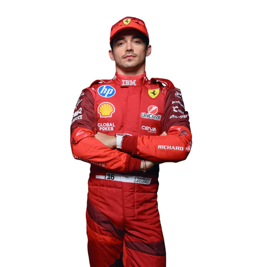 Charles Leclerc 2025 Ferrari F1 Inspired Race Suit | KarteX Racewear
