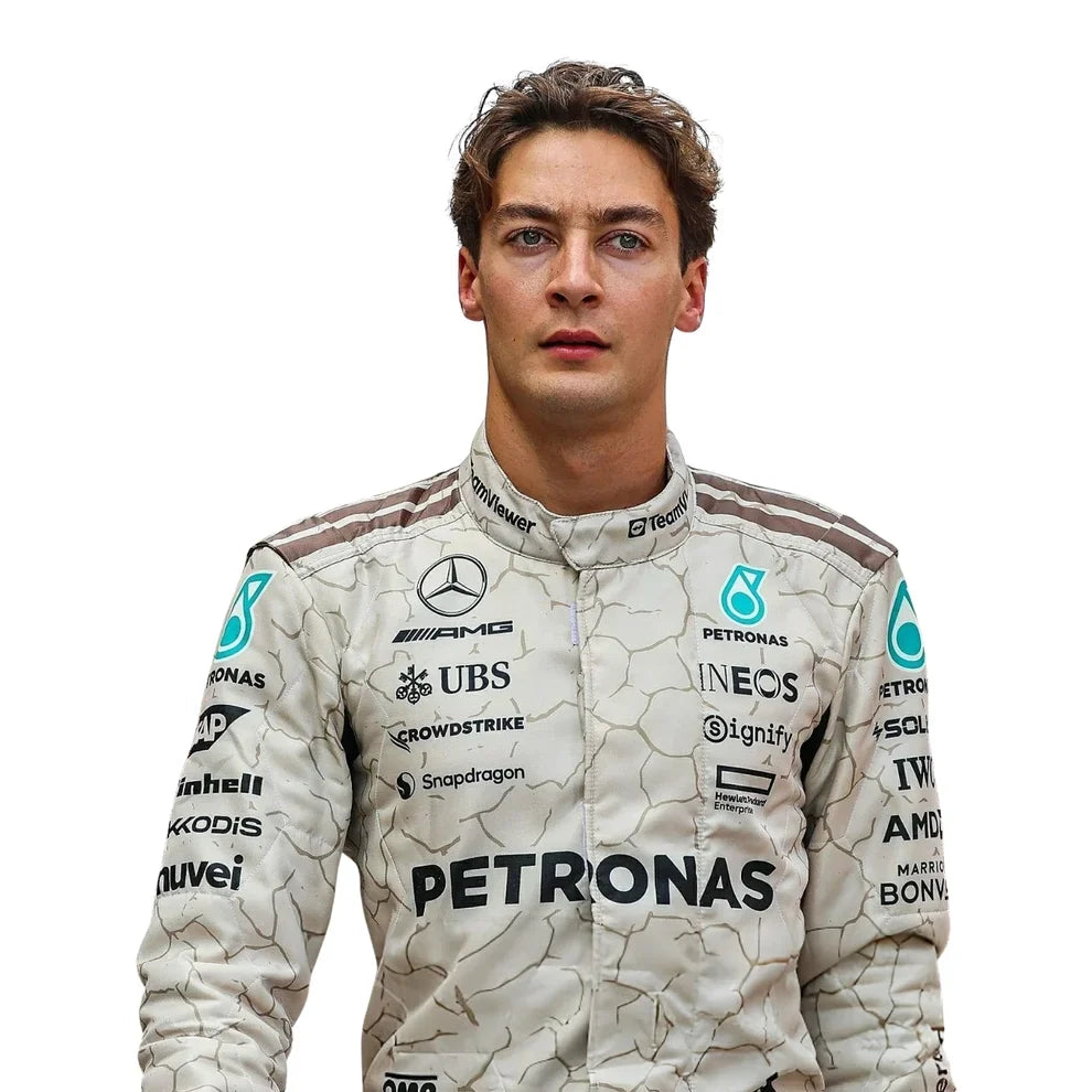 George Russell 2025 USA Austin GP Mercedes F1 Racing Suit | KarteX Racewear