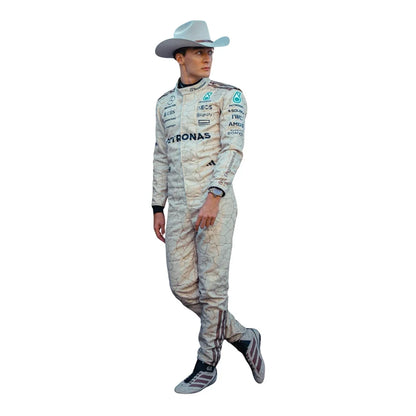 George Russell 2025 USA Austin GP Mercedes F1 Racing Suit | KarteX Racewear