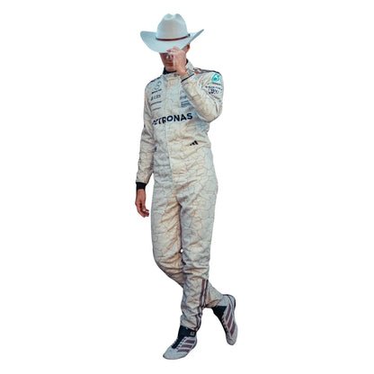George Russell 2025 USA Austin GP Mercedes F1 Racing Suit | KarteX Racewear