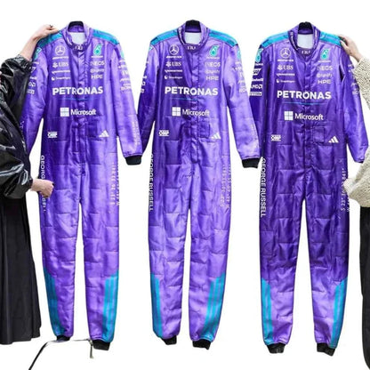 2026 F1 Racing Costume Worn by George Russell & Andrea Kimi Antonelli – Miami GP Mercedes | KarteX Racewear