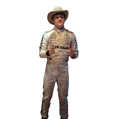 Andrea Kimi Antonelli 2025 USA Austin GP Mercedes F1 Racing Suit | KarteX Racewear