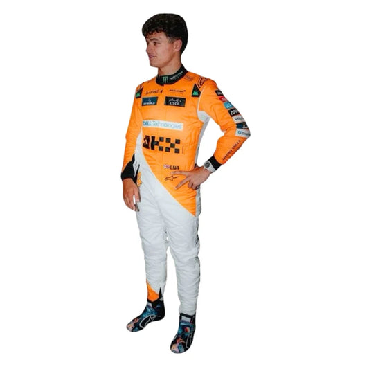 Lando Norris 2024 Singapore GP McLaren F1 Racing Suit | KarteX Racewear