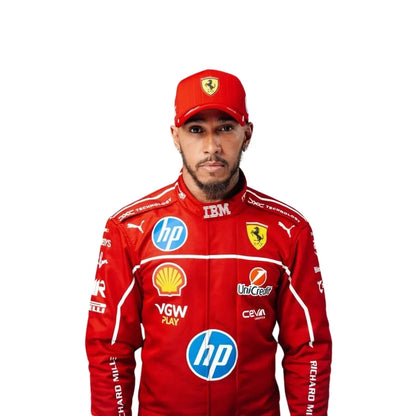 Lewis Hamilton 2025 Ferrari F1 Racing Suit | KarteX Racewear