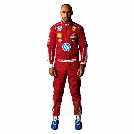 Lewis Hamilton 2025 Monza GP F1 Racing Suit | KarteX Racewear