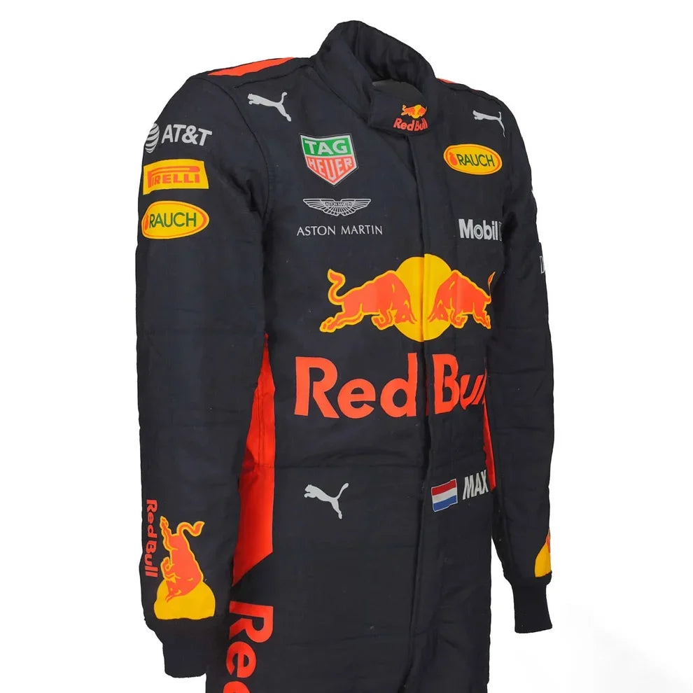 Max Verstappen 2018 Red Bull Racing TAG Heuer F1 Racing Suit | KarteX Racewear