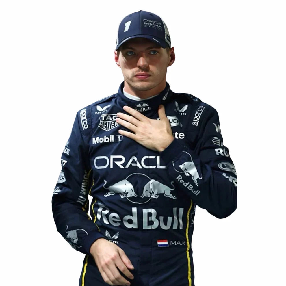 2025 Max Verstappen Las Vegas GP Red Bull F1 Racing Suit | KarteX Racewear