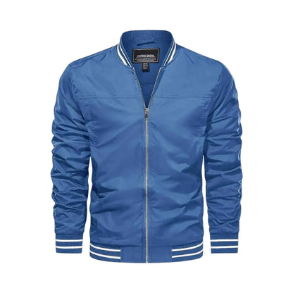 Men's Lightweight Bomber Jacket - Blue
