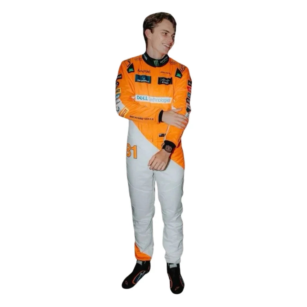 Oscar Piastri 2024 Singapore GP McLaren F1 Racing Suit | KarteX Racewear