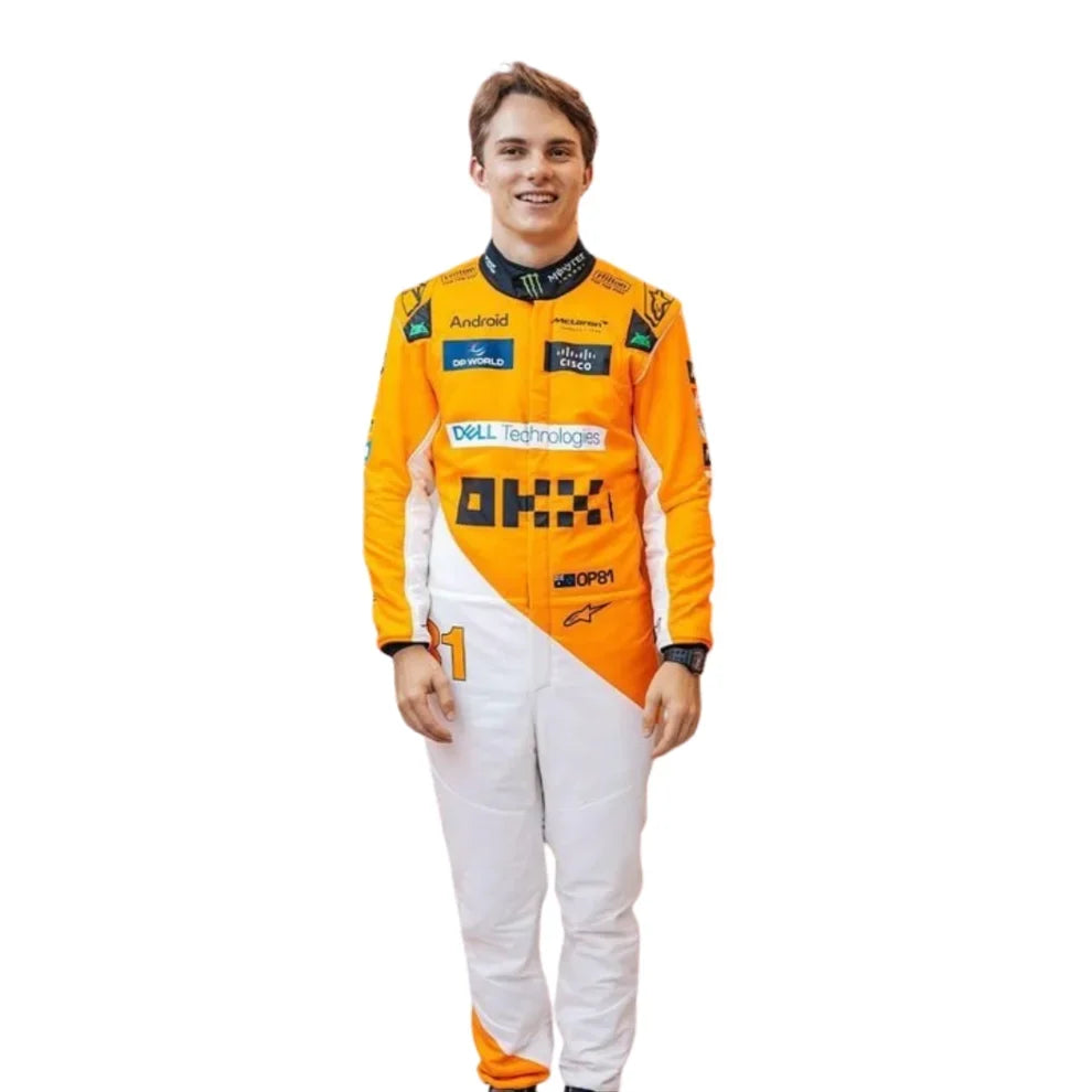 Oscar Piastri 2024 Singapore GP McLaren F1 Racing Suit | KarteX Racewear