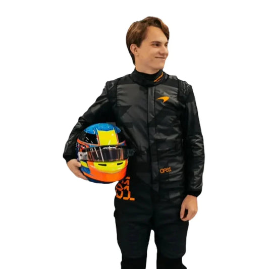 Oscar Piastri 2025 McLaren Livery Reveal F1 Racing Suit | KarteX Racewear