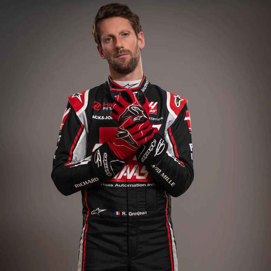 Romain Grosjean 2020 F1 Team Haas Replica Racing Suit