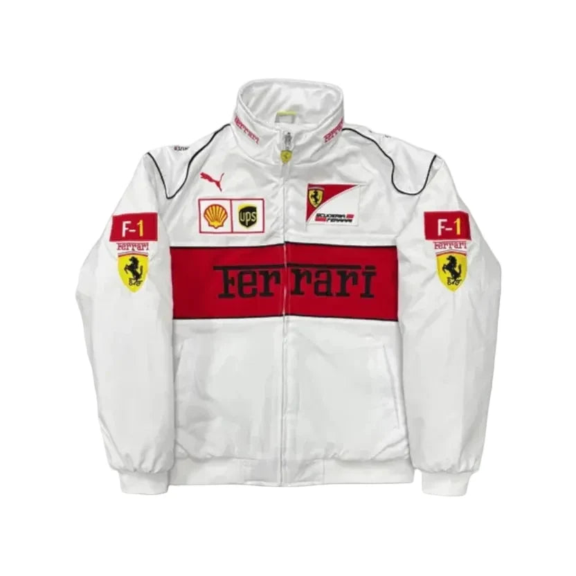 Scuderia Ferrari Vintage Jacket | White