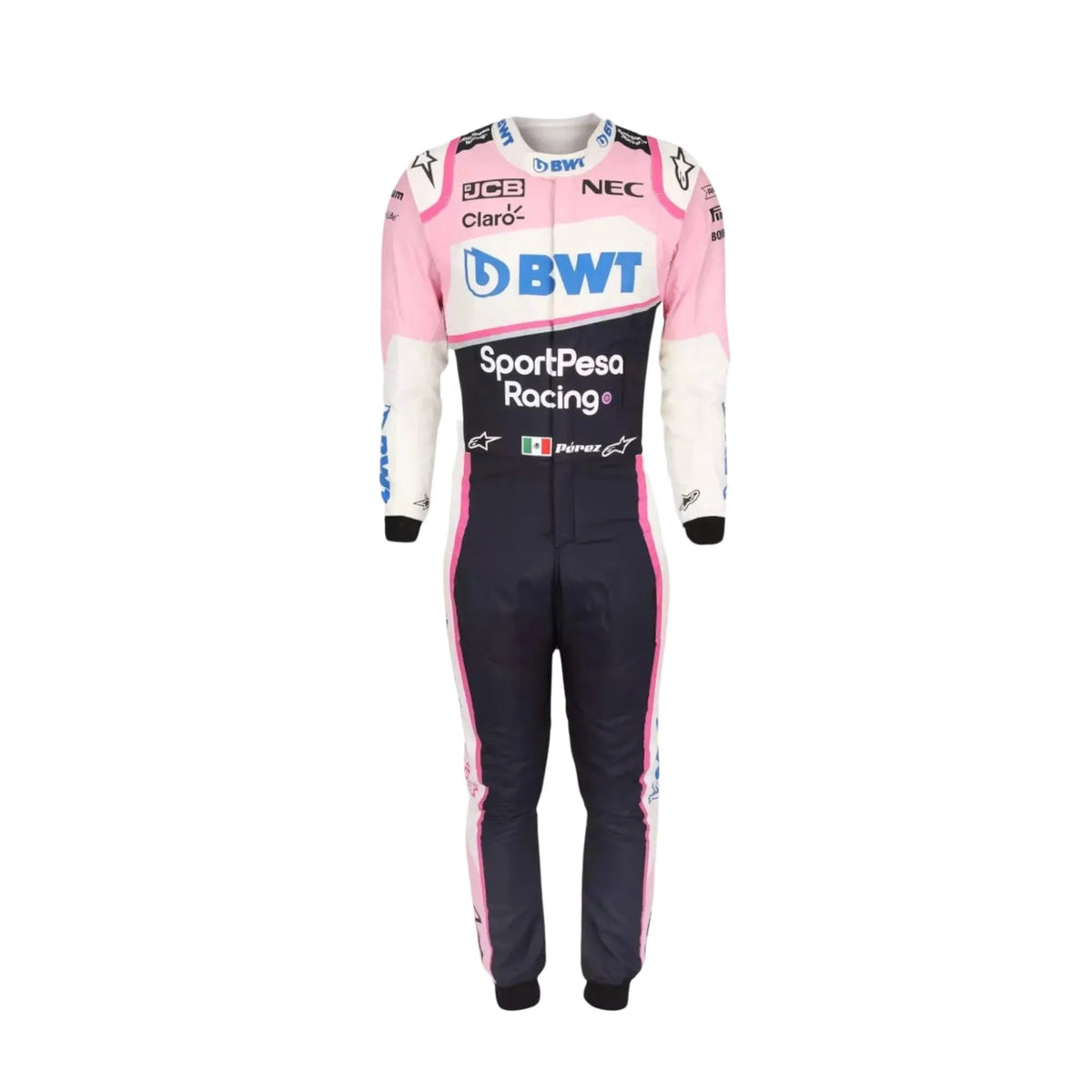 2019 Sergio Perez BWT Racing Point F1 Racing Suit