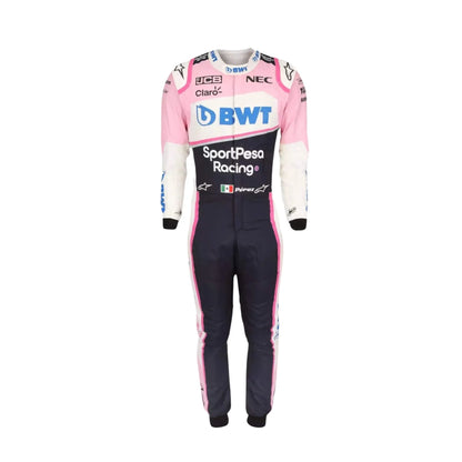2019 Sergio Perez BWT Racing Point F1 Racing Suit