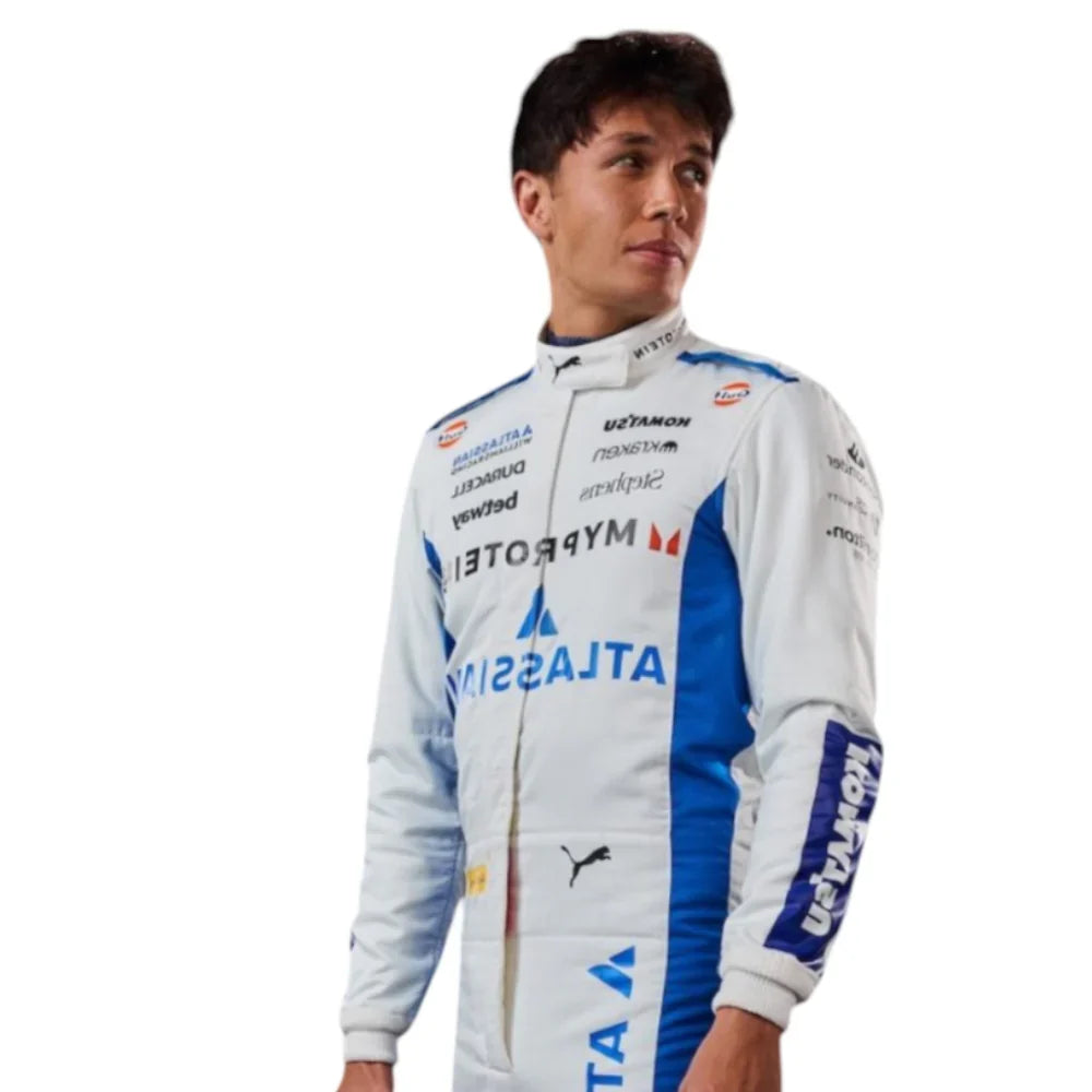 Alex Albon 2025 Williams F1 Inspired Race Suit | KarteX Racewear