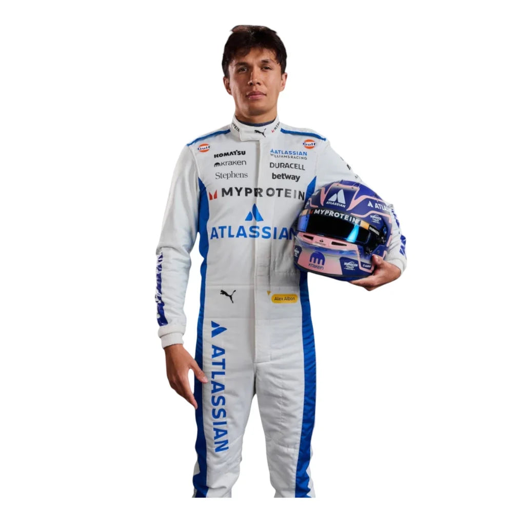 Alex Albon 2025 Williams F1 Inspired Race Suit | KarteX Racewear