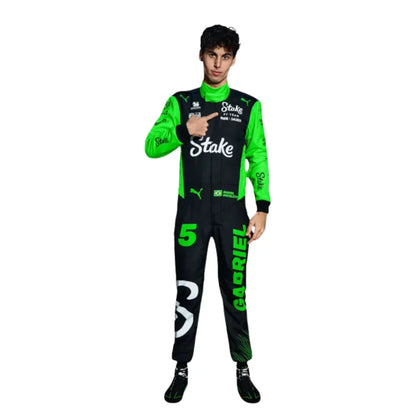 Gabriel Bortoleto 2025 Kick Sauber F1 Inspired Race Suit | KarteX Racewear