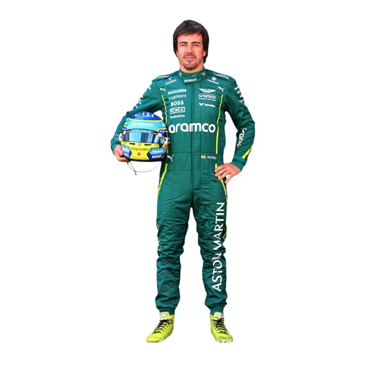Fernando Alonso 2025 Aston Martin F1 Inspired Race Suit | KarteX Racewear