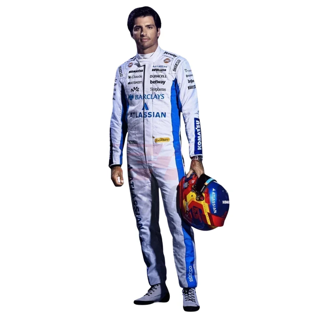 Carlos Sainz 2026 F1 Inspired Race Suit | KarteX Racewear - KarteX Racewears