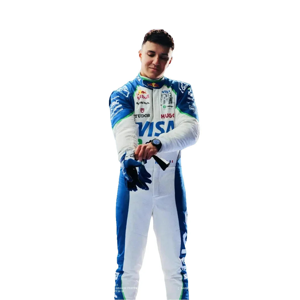 Isack Hadjar 2025 Racing Bulls F1 Inspired Race Suit | KarteX Racewear