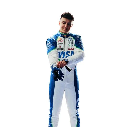 Isack Hadjar 2025 Racing Bulls F1 Inspired Race Suit | KarteX Racewear