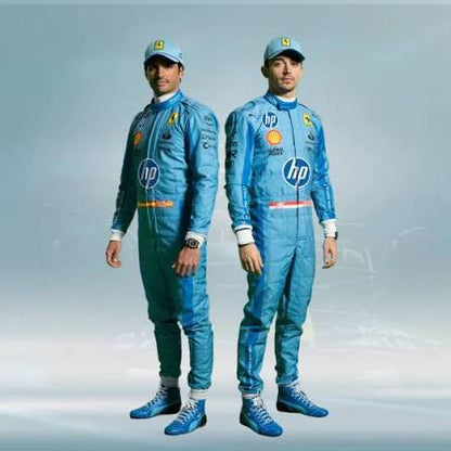 Carlos Sainz 2024 Ferrari F1 Inspired Race Suit | KarteX Racewear