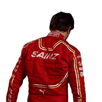 Carlos Sainz 2024 Ferrari F1 Inspired Race Suit | KarteX Racewear