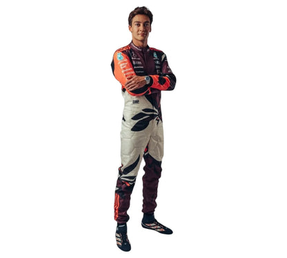 George Russell 2025 Mercedes F1 Inspired Race Suit | KarteX Racewear