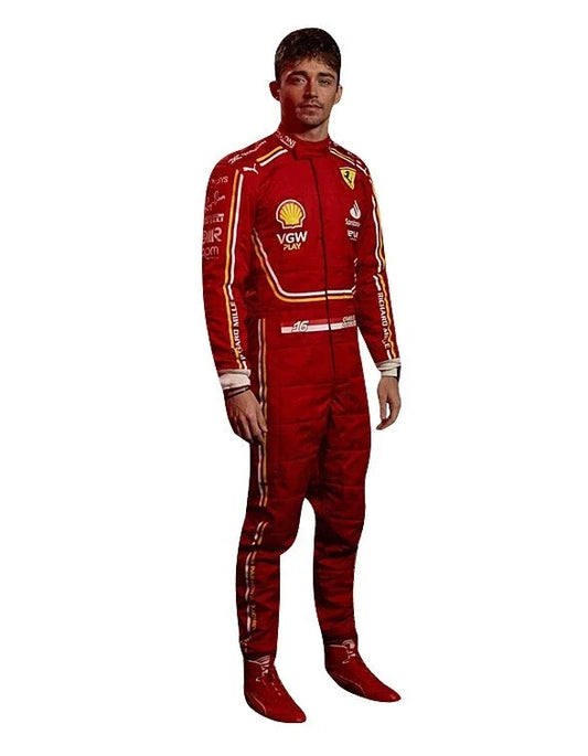 2024 charles leclerc Ferrari F1 Suit