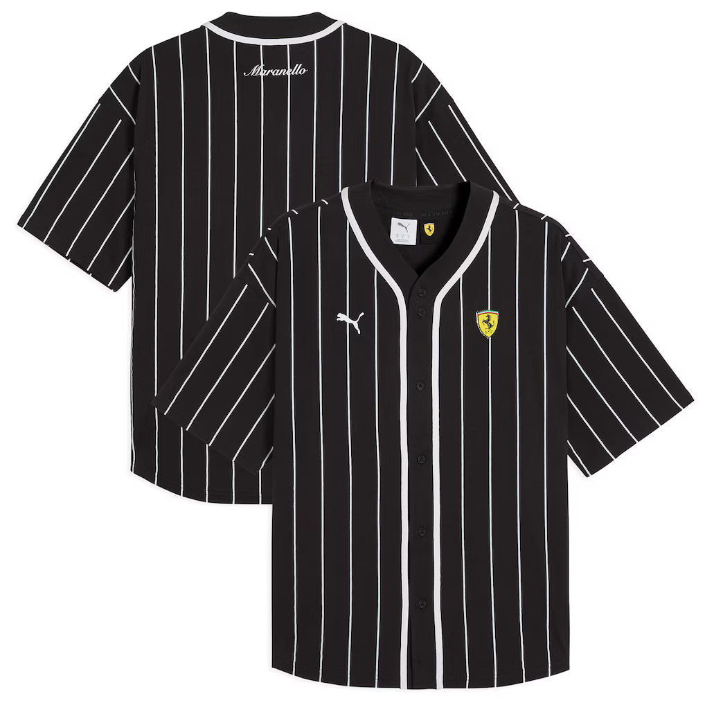 Scuderia Ferrari Baseball Jersey by Puma - Black